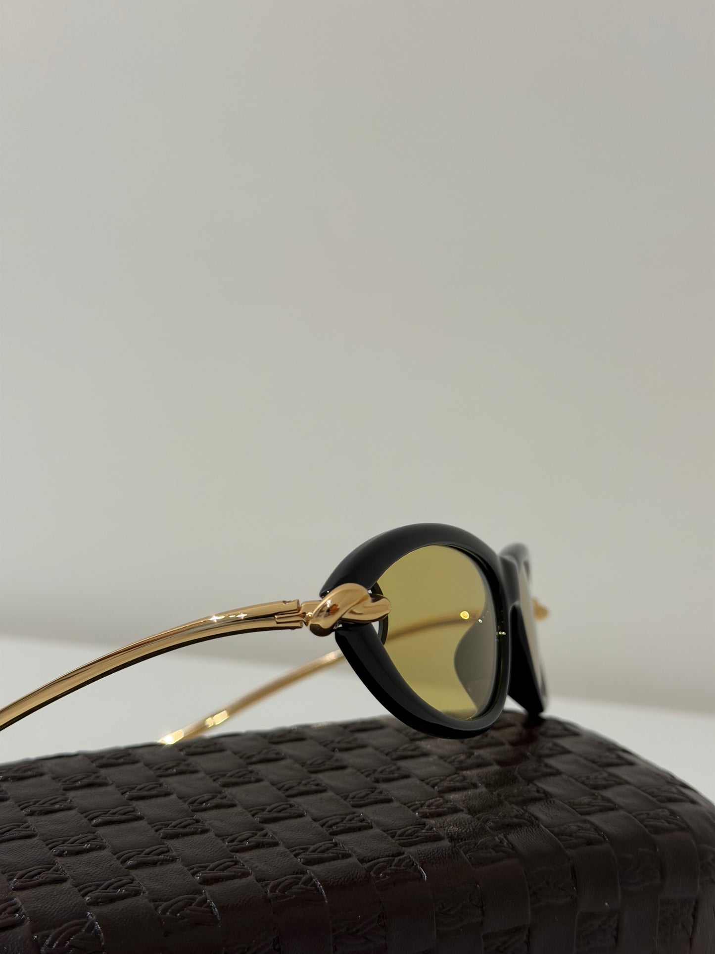 Occhiali bottega giallo